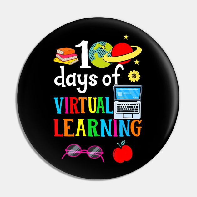 100 Days Of School Virtual Learning Home Online Class Pin by Kellers