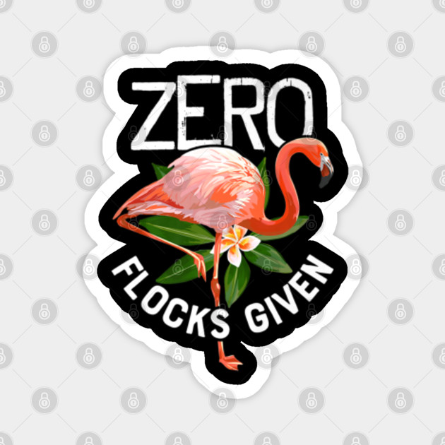 Zero Flocks Given Flamingo Adult Mens Casual Long Sleeve Sweater T Shirts