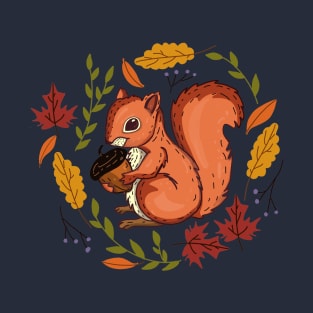 Feeling Squirrely Autumn T-Shirt