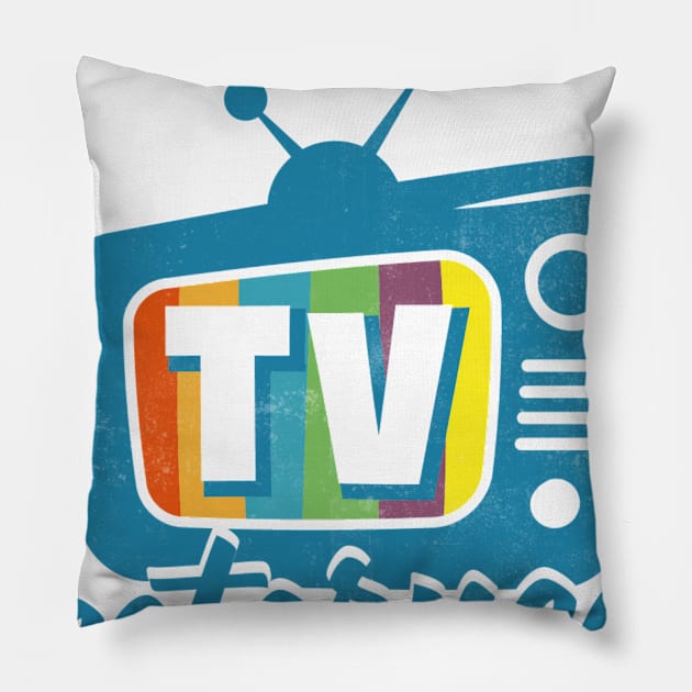 TV Yesteryear Logo Pillow by tvyesteryear