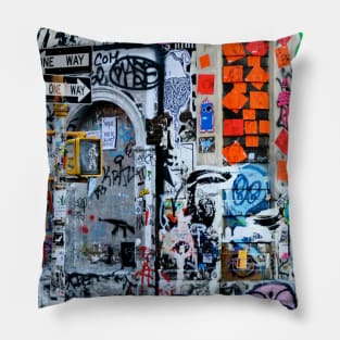 Graffiti Journal , Street Art , Diary, notebook for creative people ! Pillow