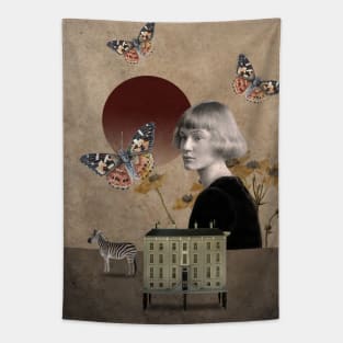 Outgrowing the Dollhouse Tapestry
