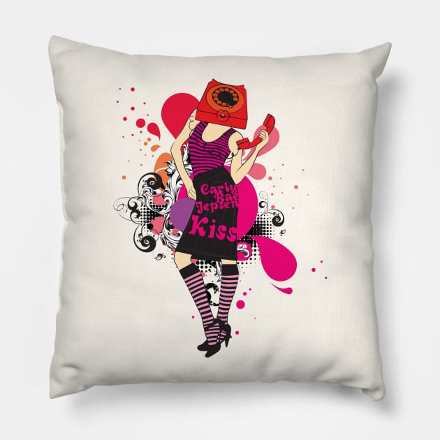 The Kiss Pillow by kirstiedesign