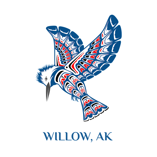 Willow Alaska Native American Kingfisher Gift by twizzler3b