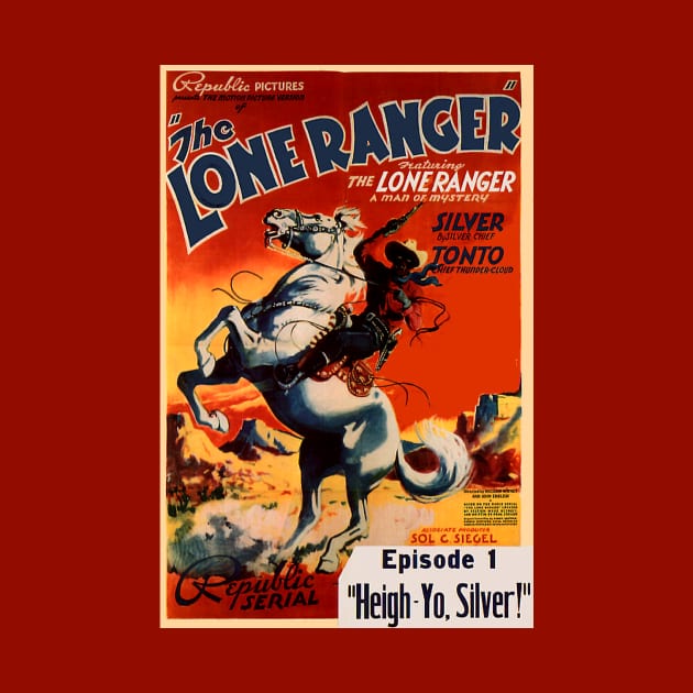 Vintage Western Movie Poster - Lone Ranger by Starbase79