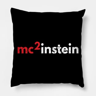 Scientist Einstein E=MC^2 Mass–energy Equivalence Phycist Logo Pillow