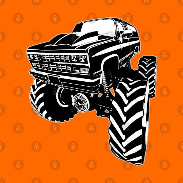 Cartoon monster truck by Mechanik