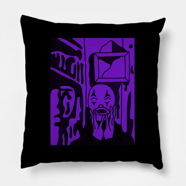 Purple Dark Age Pillow by Eclipse in Flames