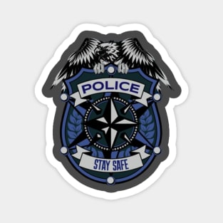 stay safe police day Magnet