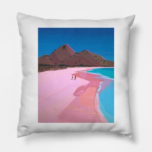 Pink Beach Pillow