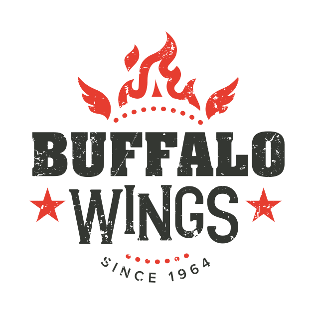 Buffalo Wings Since 1964 by SilverfireDesign