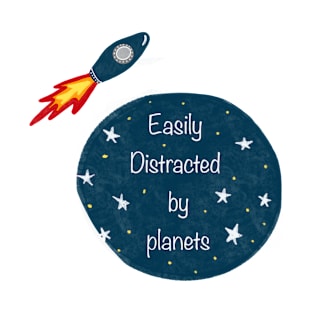 Easily distracted by planets T-Shirt