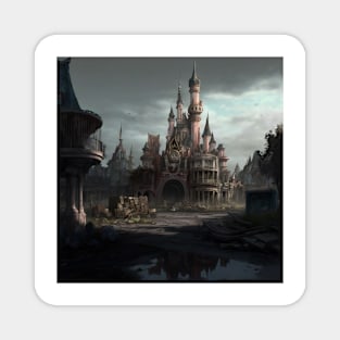 apocalyptic princess castle Magnet