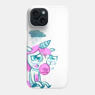 Sad Unicorn Phone Case