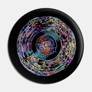 vinyl colorful Pin