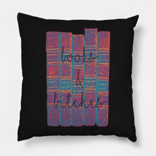 BOOKS & B!TCHES Pillow