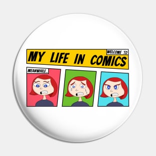 My Life In Comics Pin