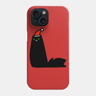 Christmas Black Cat Phone Case