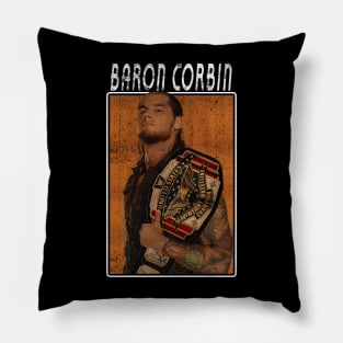 Vintage Wwe Baron Corbin Pillow