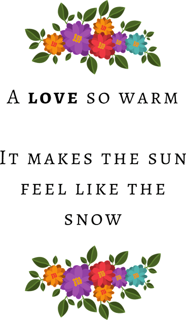 A love so warm it makes the sun feel like the snow Kids T-Shirt by The Self Love Club