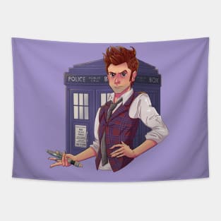 Doctor Who TARDIS - 14th Doctor Tapestry