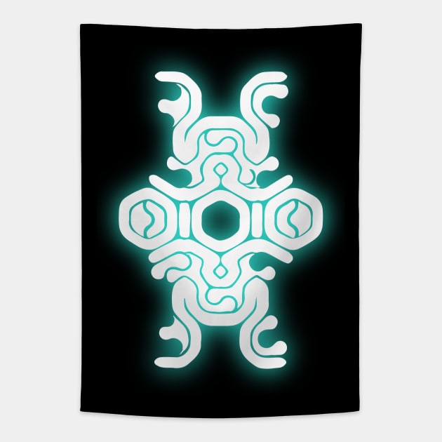 Colossus Weak Point Symbol Tapestry by Power Up Prints