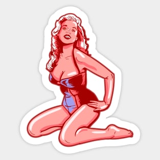 Lewd Stickers Adult Stickers Sexy Stickers Nude Stickers Lewd Sticker of  Beautiful Blonde Bombshell Model With Big Tits -  Sweden