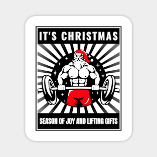 It's Christmas season of joy and lifting toys Magnet