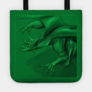 jade green dragon kaiju ecopop natural beast Tote