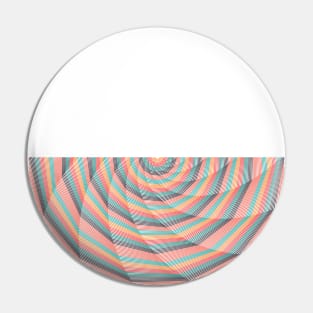 Spiraling Waves Line Pattern Pin