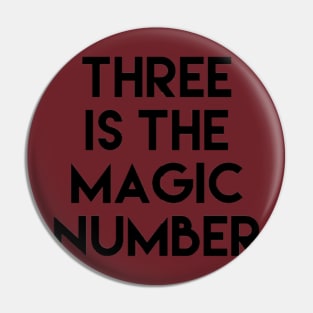 Three is the Magic number (Peter 1) Pin