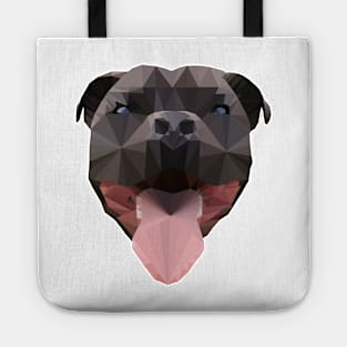 Staffordshire Bull Terrier Low Poly Tote