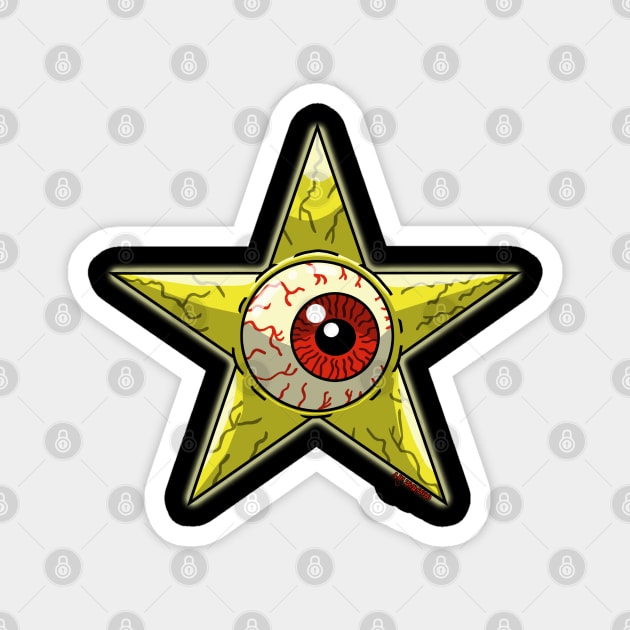 Eyeball Star Magnet by AJH designs UK