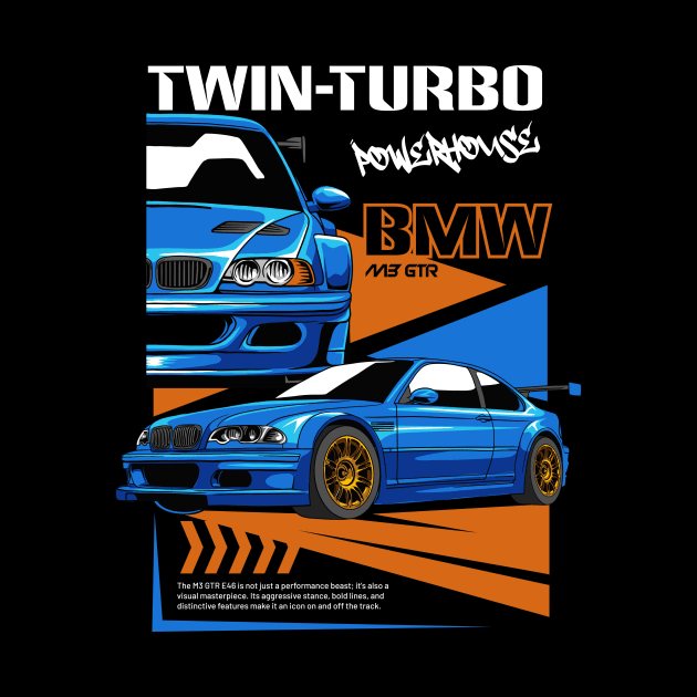 Twin-Turbo GTR E46 by Harrisaputra