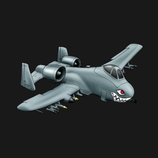 A10 Warthog Tankbuster Cartoon T-Shirt