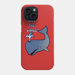 Save the whale Phone Case