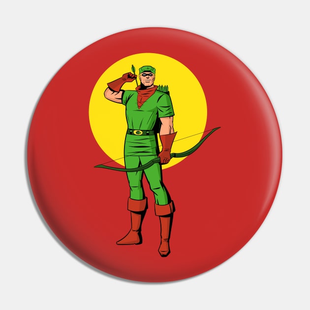 Green Arrow Pin by Jetnder