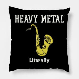 Heavy Metal Sax Pillow