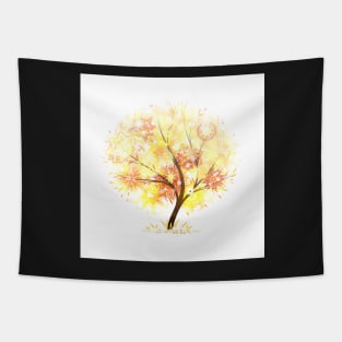 Autumn tree Tapestry