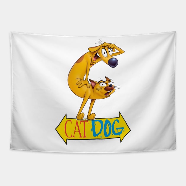 CATDOG Tapestry by Wilcox PhotoArt