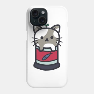 cute cat in a can design Phone Case