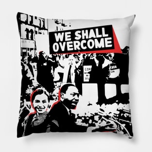 Martin Luther King Jr - Rosa Parks - We Shall Overcome Pillow