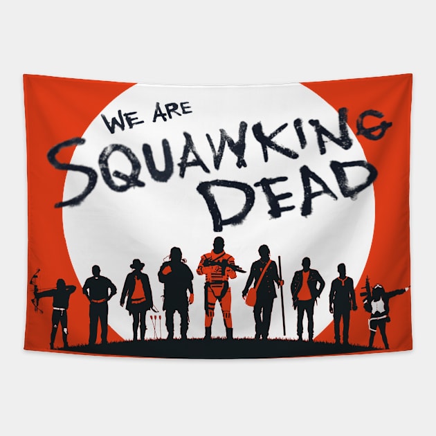 TWDSeason11 ART Tapestry by SQUAWKING DEAD