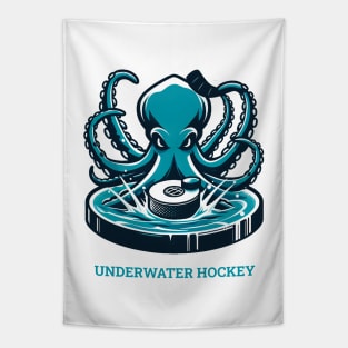 Underwater Hockey Octopush Tapestry