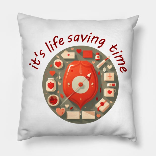 Save life time Pillow by Virshan