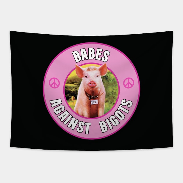 Babes Against Bigots - Feminism Tapestry by Football from the Left