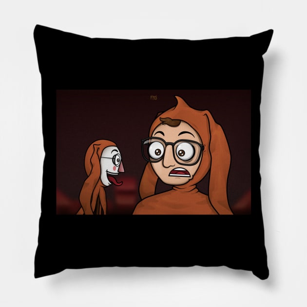 Woody Allen Pillow by FMS