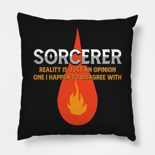 Sorcerer Tabletop Class Pen and Paper DnD Gift Pillow