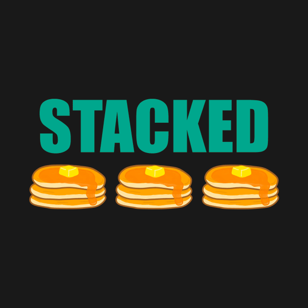 Stacked like pancakes - aqua by Pancake