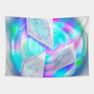 Space bunnies Tapestry